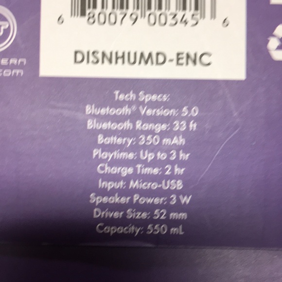 Disney Encanto LED Humidifier & Wireless Speaker New - Picture 6 of 6